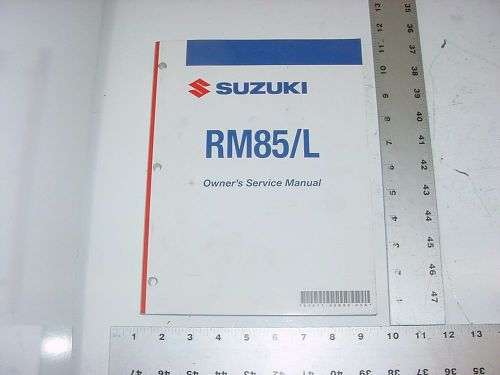 Suzuki owner&#039;s service manual 2008 rm85/l k8 print book