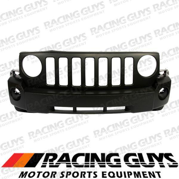 07-08 jeep patriot suv front bumper cover primered new facial plastic ch1000893