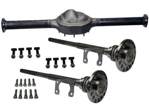 54&#034; wide ford 9 inch hump back rear end housing kit with 31 spline axles &amp; hdwe