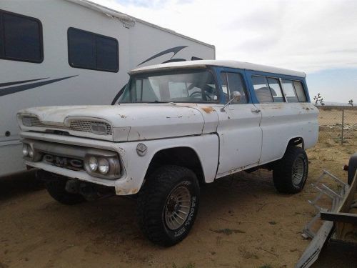 1960 gmc surburban 4 wheel drive project