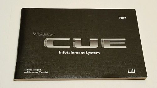 2013 cadillac srx navigation infotainment  system owners manual user guide  book