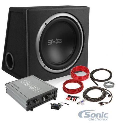 Belva bpkg112v2 600w complete bass package w/ 12&#034; sub in ported box w/ amp &amp; kit