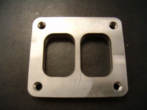 Fid-turbo divided t4 turbo inlet flange - mild steel