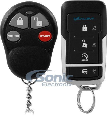 Excalibur rs-360-edp 1-way remote start keyless entry system w/ 4-button remote