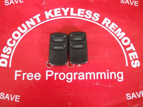 Pair-02-06 mitsubishi eclipse,galant  keyless remote oucg8d-525m-a  2-button  gc