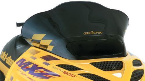 Powermadd 13224 cobra windshield - 13.25in. - yellow/black checks