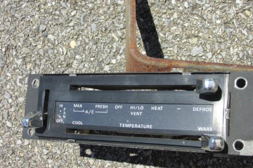 1971-1973 mustang mach 1,cougar xr7 a/c heater dash control panel 71-73