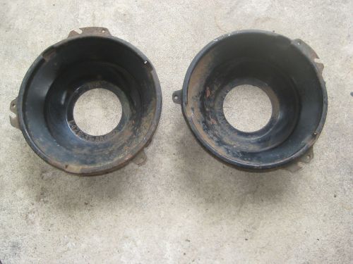 1974-1978 mustang ii head light mounting buckets d4zb pair 1975 1976 1977