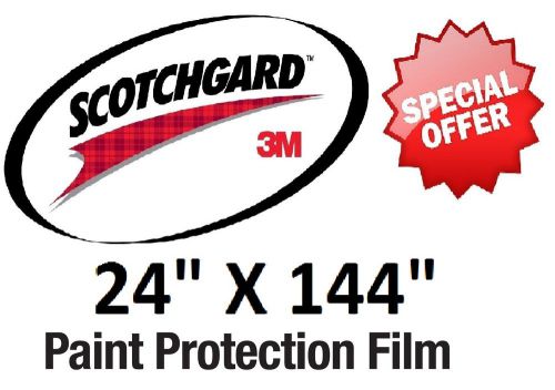 Bulk roll film 24&#034; x 144&#034; genuine 3m scotchgard paint protection clear bra