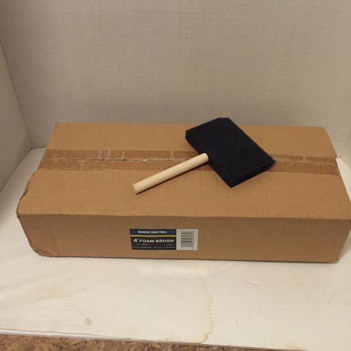 Diamond tough tools 4&#034; foam brush, box of 24, new and unopened.