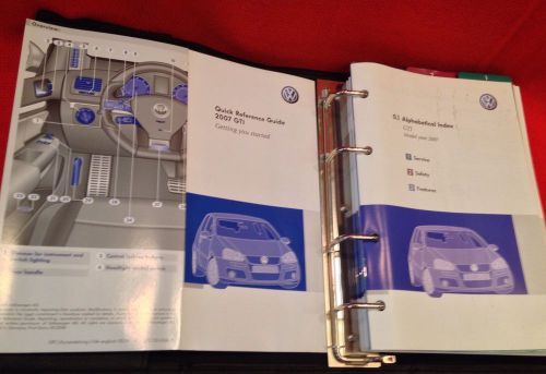 2007 vw volkswagon gti owners manual set fast n free will work also 4 2008 2009