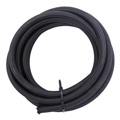 Summit racing 240615b hose braided nylon black -6 an 15 ft. length each