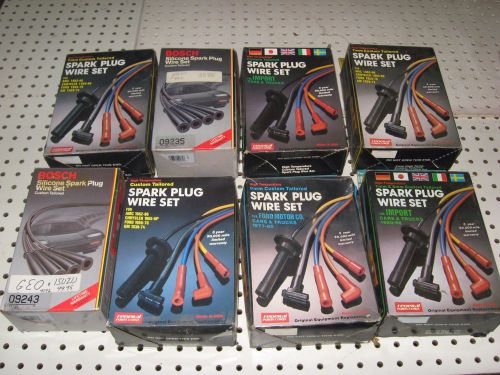 Wholesale lot of 8 sets of plug wires