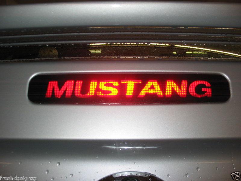 Ford mustang 3rd brake light decal overlay 05 06 07 08 09 mustang