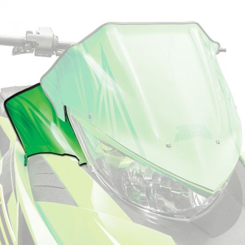 Arctic cat windshield green side deflectors 2012-2017 zr f xf m - 7639-385