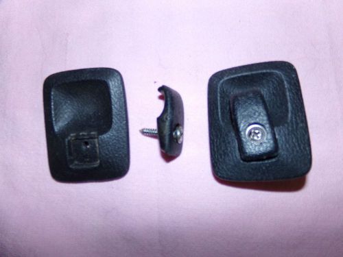 1973-74 camaro - firebird interior coat hooks with backing plates  l-r  pair