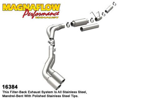 Magnaflow 16384 dodge diesel cummins, dual system magnaflow diesel exhaust