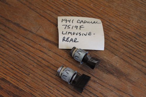 1941 cadillac 75 series rear compartment lighter elements, pair.