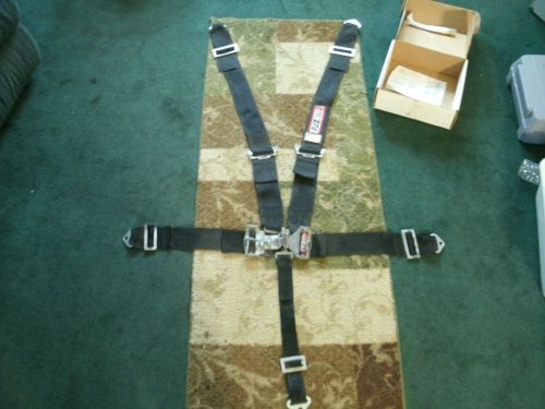 Find Rjs Racing 5 Point Safety Harness 3 Seat Belts Black Sfi Out Atv Dune Buggy Mud In 