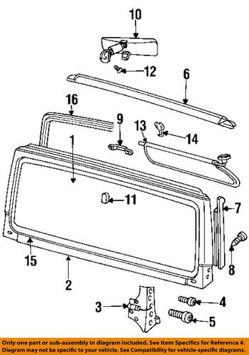 Jeep oem 6035757 windshield-hinge screw