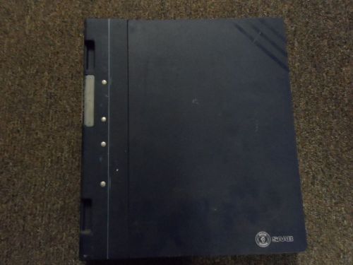 1998- saab 9-5 brakes anti lock traction control steering service manual oem 98-