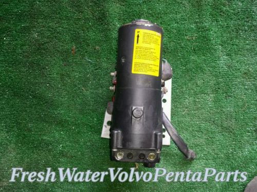 New volvo penta  trim pump with  built in reservoir relays and bracket 852928 35
