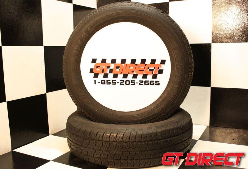 (2) nice 225 70 16 toyo tranpath a11 tires 6-7/32"; p225/70r16 (b090)