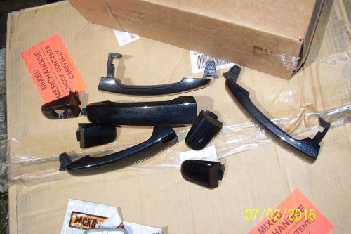 Door handles - front and rear sets, black 2013 chevrolet equinox - gm (19212052)