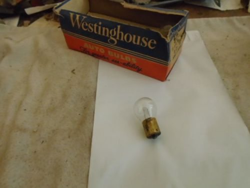 Westinghouse  #87 dome and signal light bulb     6  volt  15 cp  1 each