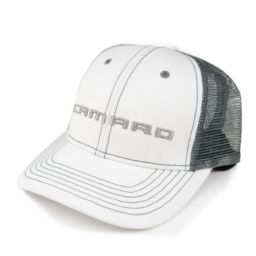 Chevrolet camaro ss mesh hat - white - free shipping