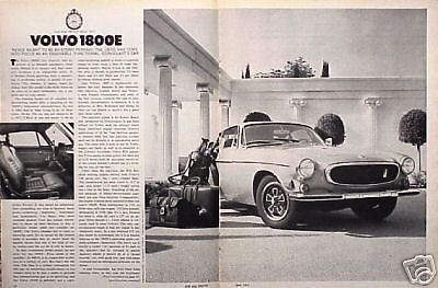 1970 70 volvo 1800e 1800 e original vintage road test  c my store  5+= free ship