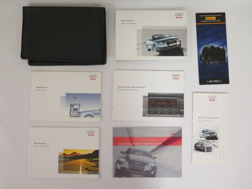 2007 audi a4 owners manual book