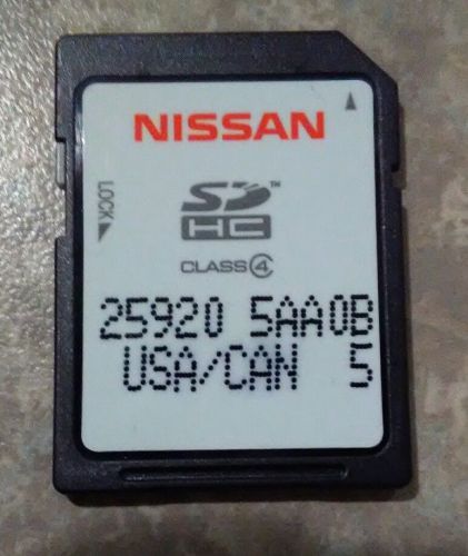 Genuine nissan murano map data 25920 5aa0b sd card navigation