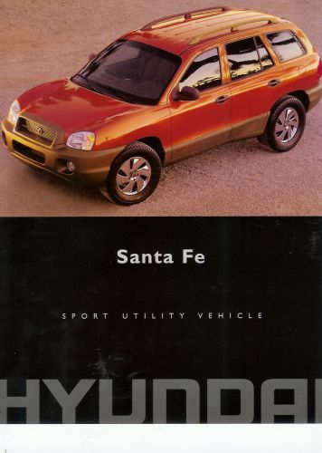 Hyundai santa fe concept fact sheet