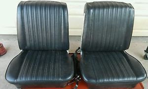 1968 ford torino fairlane bucket seats restored with attaching tracks hardware