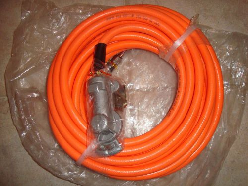 Truck stuff tire inflator kit 3/8&#034; orange 50&#039; hose w/ gladhand