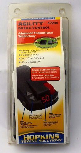 Hopkins towing agility brake control 47294 plug-in new digital manual overdrive