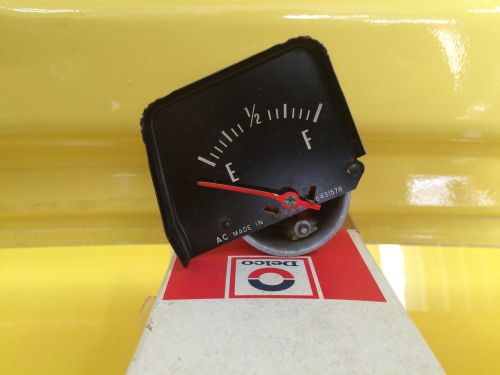 1968-1969 camaro console fuel gauge original gm with black face