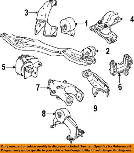 Mopar oem 4880603aa engine & transmission mounting-rear support