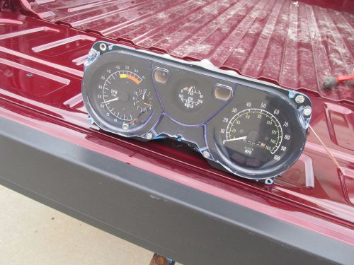 1978-79 firebird/trans am instrument gauge cluster 6000 rpm tach 100 mph #3