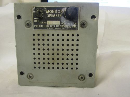 Z126 boeing 727 737 cocpit monitor speaker 4.5x4.5