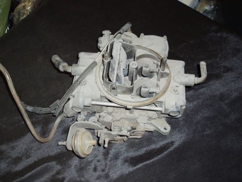 Holley 4 bbl carb carburetor list 50264-1 e5te-9510-zb 600 cfm 4180 vacuum