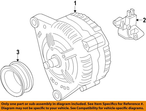 Vw volkswagen oem 12-14 passat-alternator pulley 07k903119