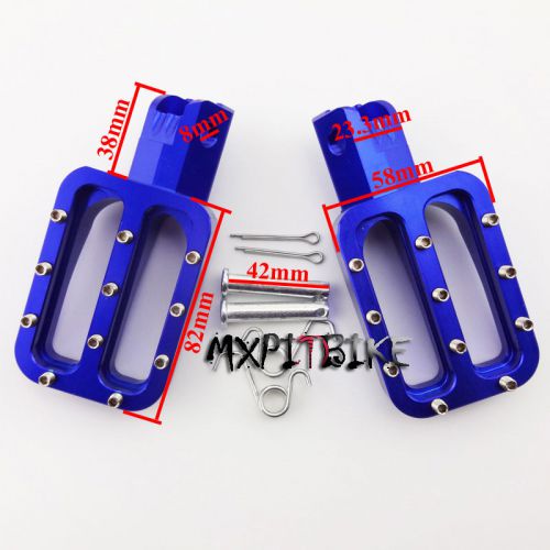 Dirt bike footrest foot pegs fit xr50 crf50 xrf70 ttr ssr thumpstar 110cc 125cc