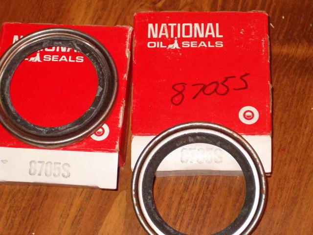 1965 66 67 68 69 chevy corvair nos front inner wheel seals 2 seals 8705s