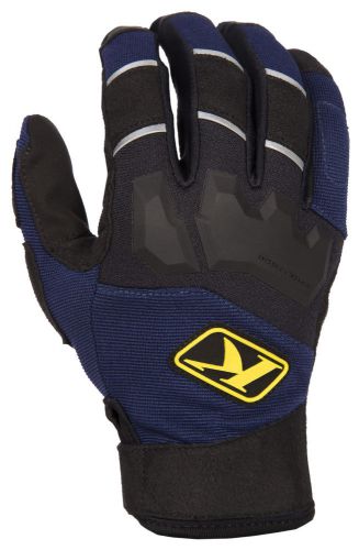 Klim mens blue/black dakar snowmobile gloves snow snowcross