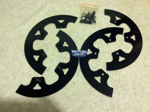 9&#034; tall wms black aluminum sprocket guard chain saver go kart drift trike qrc