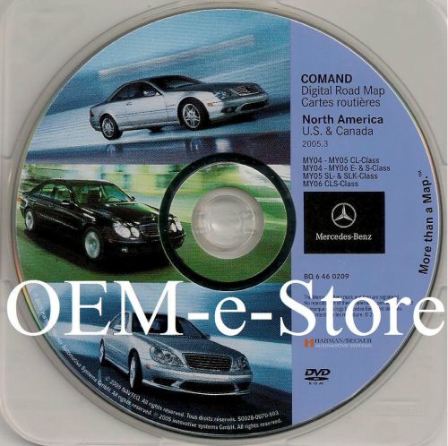 2004 2005 2006 mercedes e320 e350 e500 e55 amg navigation dvd map u.s canada