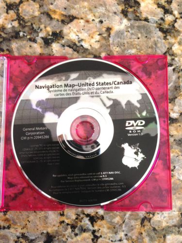 Cadillac buick chevrolet gmc pontiac saturn  navigation disc 20945286 cd dvd