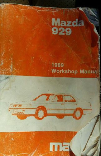 1989 mazda 929 workshop service repair manual